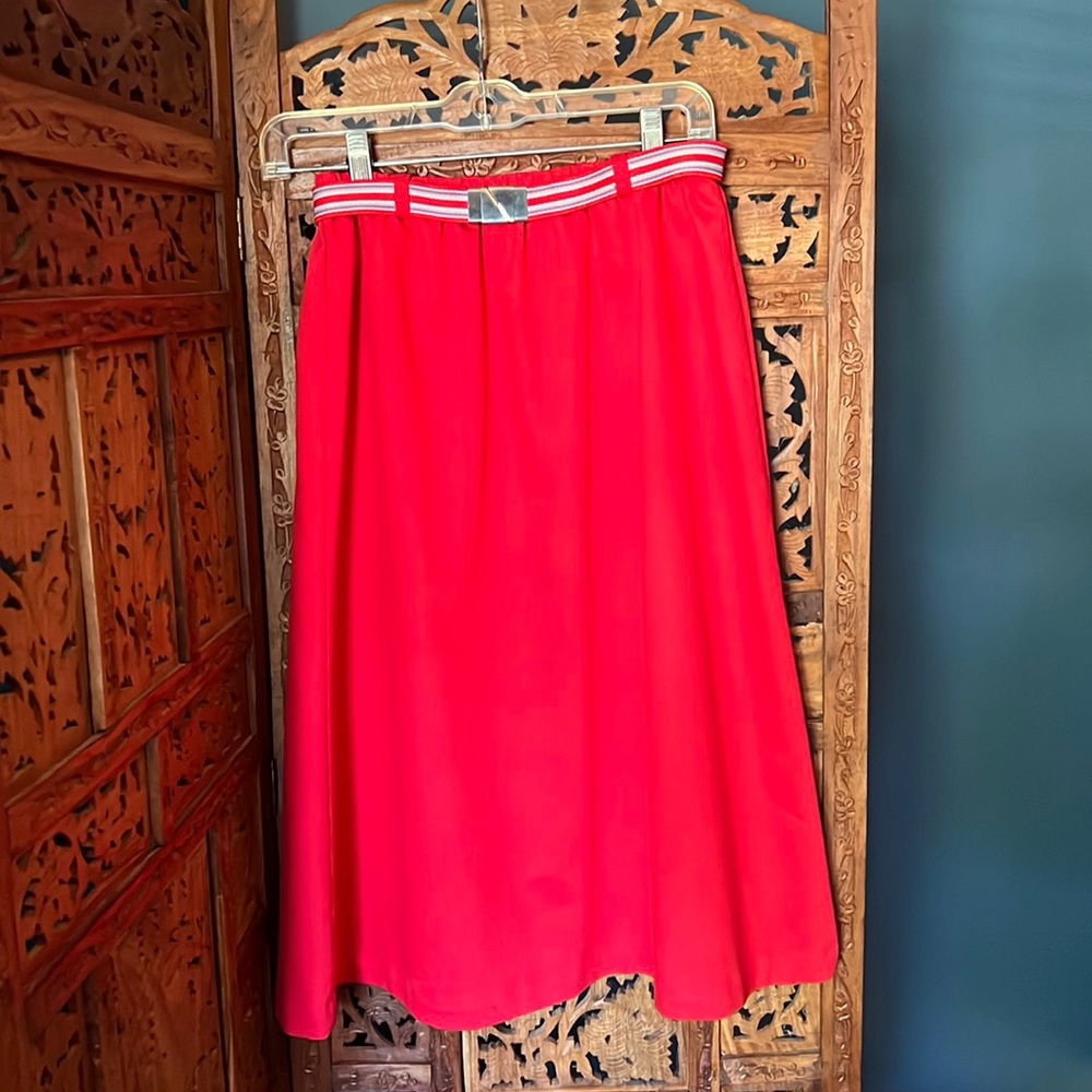 Vintage Barclays Square swing skirt. S/M